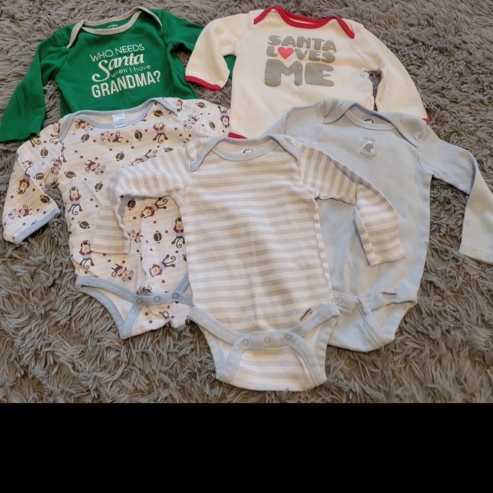 Baby Long/ Short Sleeve Ones, Dress Shirts, Etc (6mth)